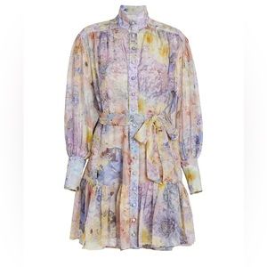 Zimmermann Rhythmic Lantern Minidress